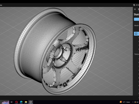 Volk RAYS TE37 Progressive 3D 模型