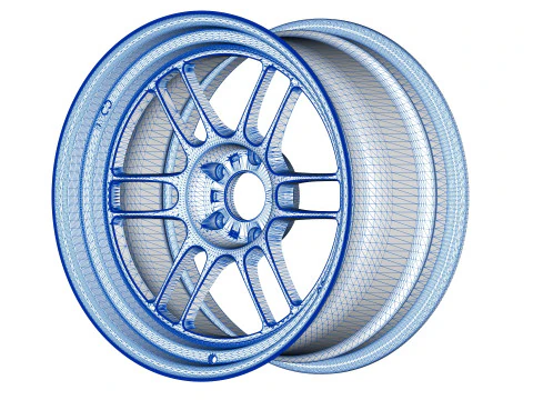 Enkei RPF1 RS 3D Model in Parts of auto 506618 | 3DExport