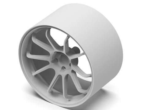 Yokohama Advan RZ-DF2 1-24 Scale 3D print model 3D Print Model