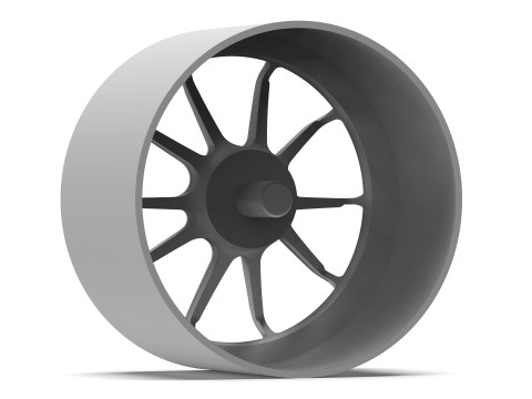 Yokohama Advan RZ-DF2 1-24 Scale 3D print model Model Cetak 3D