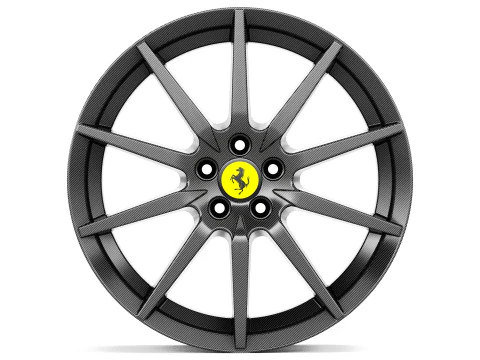 Ferrari Carbon Revolution Wheels 3D Model