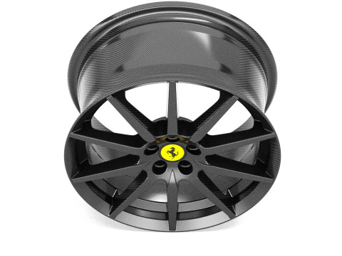 Ferrari Carbon Revolution Wheels 3D Model