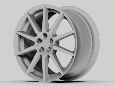 Ferrari Carbon Revolution Wheels 3D Model