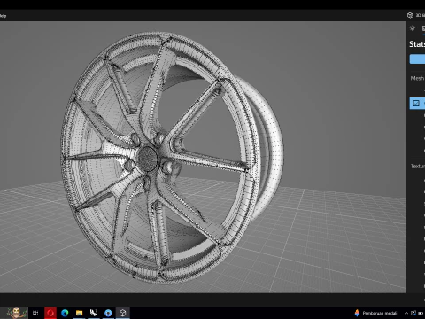 Apex VS-5RS Wheel 3D Model