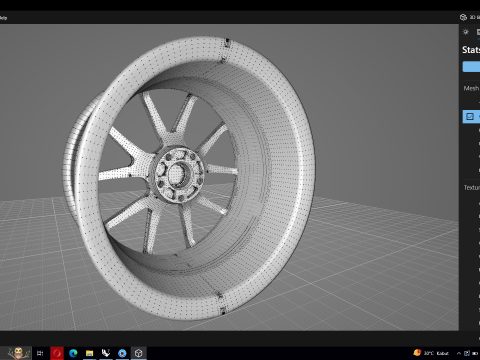 Apex VS-5RS Wheel 3Dモデル
