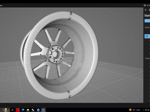 Apex VS-5RS Wheel 3D Model