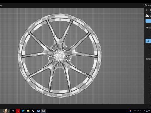 Apex VS-5RS Wheel 3Dモデル