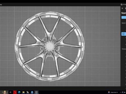 Apex VS-5RS Wheel 3D Model