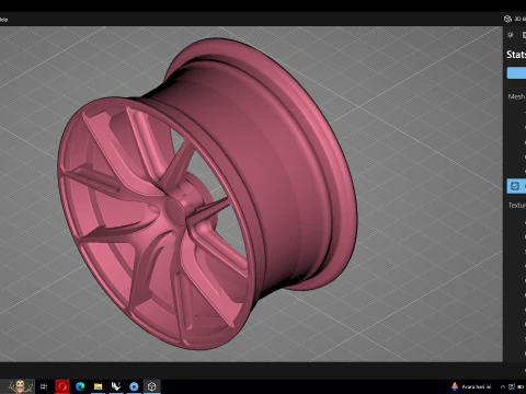 Apex VS-5RS Wheel 3D Model