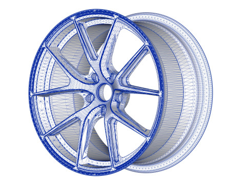 Apex VS-5RS Wheel 3Dモデル