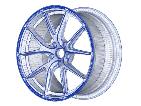 Apex VS-5RS Wheel 3D Model