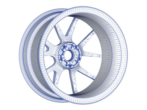 Apex VS-5RS Wheel 3D Model