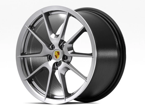 Porsche Cayman S Wheels 3D Model
