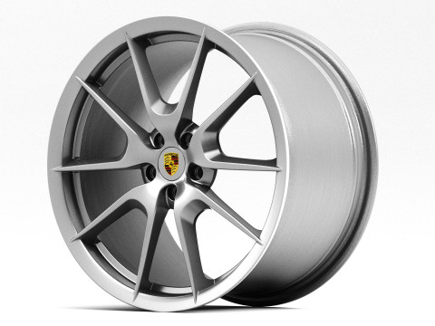 Porsche Cayman S Wheels 3D Model