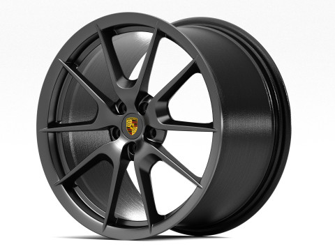 Porsche Cayman S Wheels 3D Model
