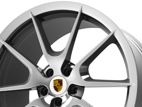 Porsche Cayman S Wheels 3D Model