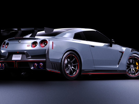 Nismo GT-R R35 2024 3D Модель