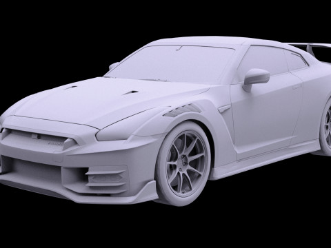 Nismo GT-R R35 2024 3D Модель
