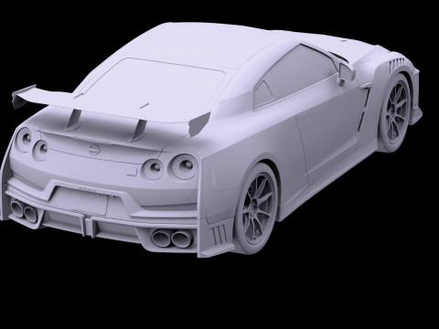 Nismo GT-R R35 2024 3D Модель