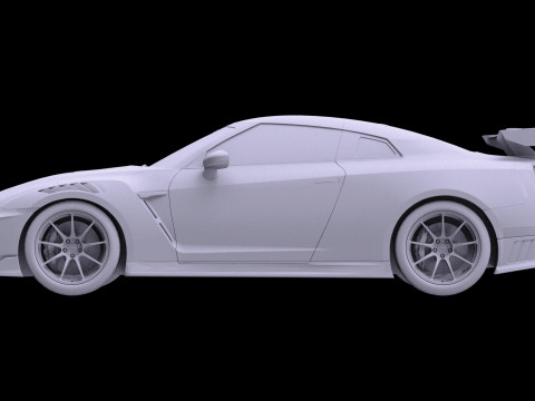 Nismo GT-R R35 2024 3D Модель