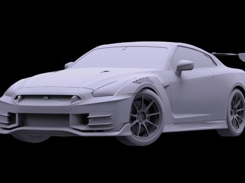Nismo GT-R R35 2024 3D Модель