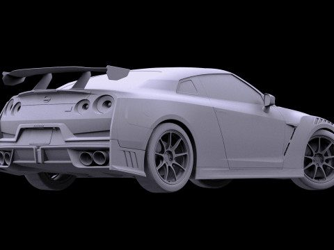 Nismo GT-R R35 2024 3D Модель