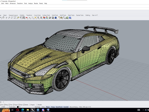 Nismo GT-R R35 2024 3D Модель