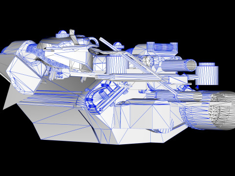 V12 Supercar Engine 3D Model
