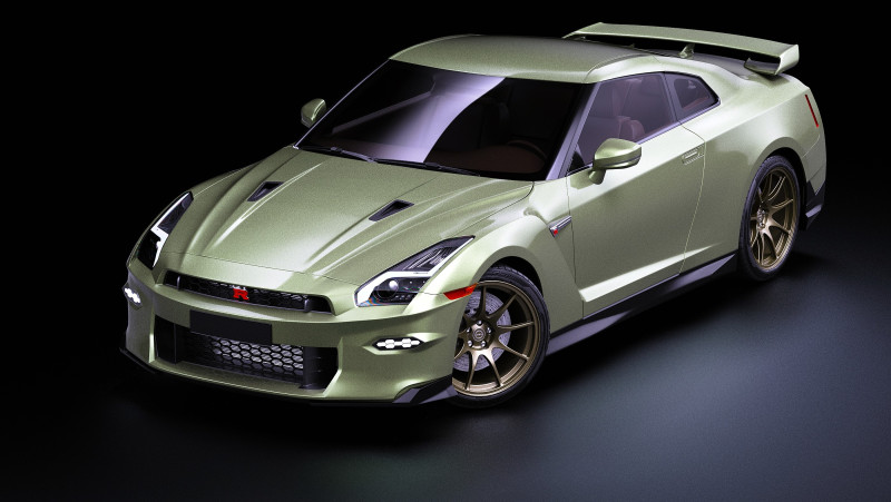 Nissan GT-R R35 2024 Modelo 3D .c4d .max .obj .3ds .fbx .stl .blend 