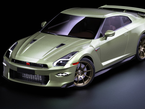 Nissan GT-R R35 2024 3D Model