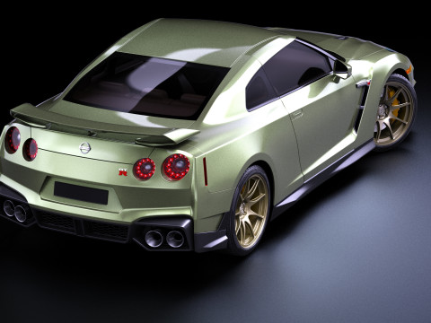 Nissan GT-R R35 2024 Modelo 3D