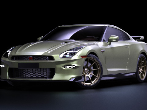 Nissan GT-R R35 2024 Modelo 3D