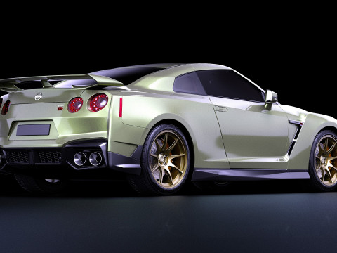Nissan GT-R R35 2024 Modelo 3D