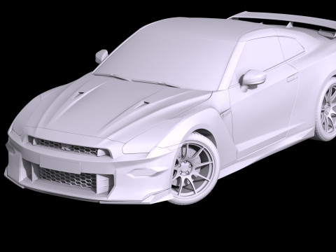 Nissan GT-R R35 2024 Modelo 3D