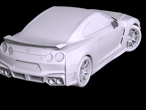 Nissan GT-R R35 2024 Modelo 3D