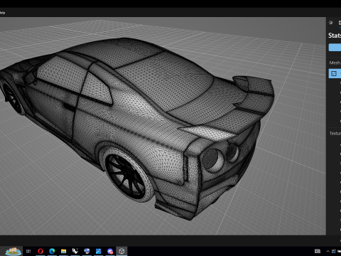 Nissan GT-R R35 2024 Modelo 3D