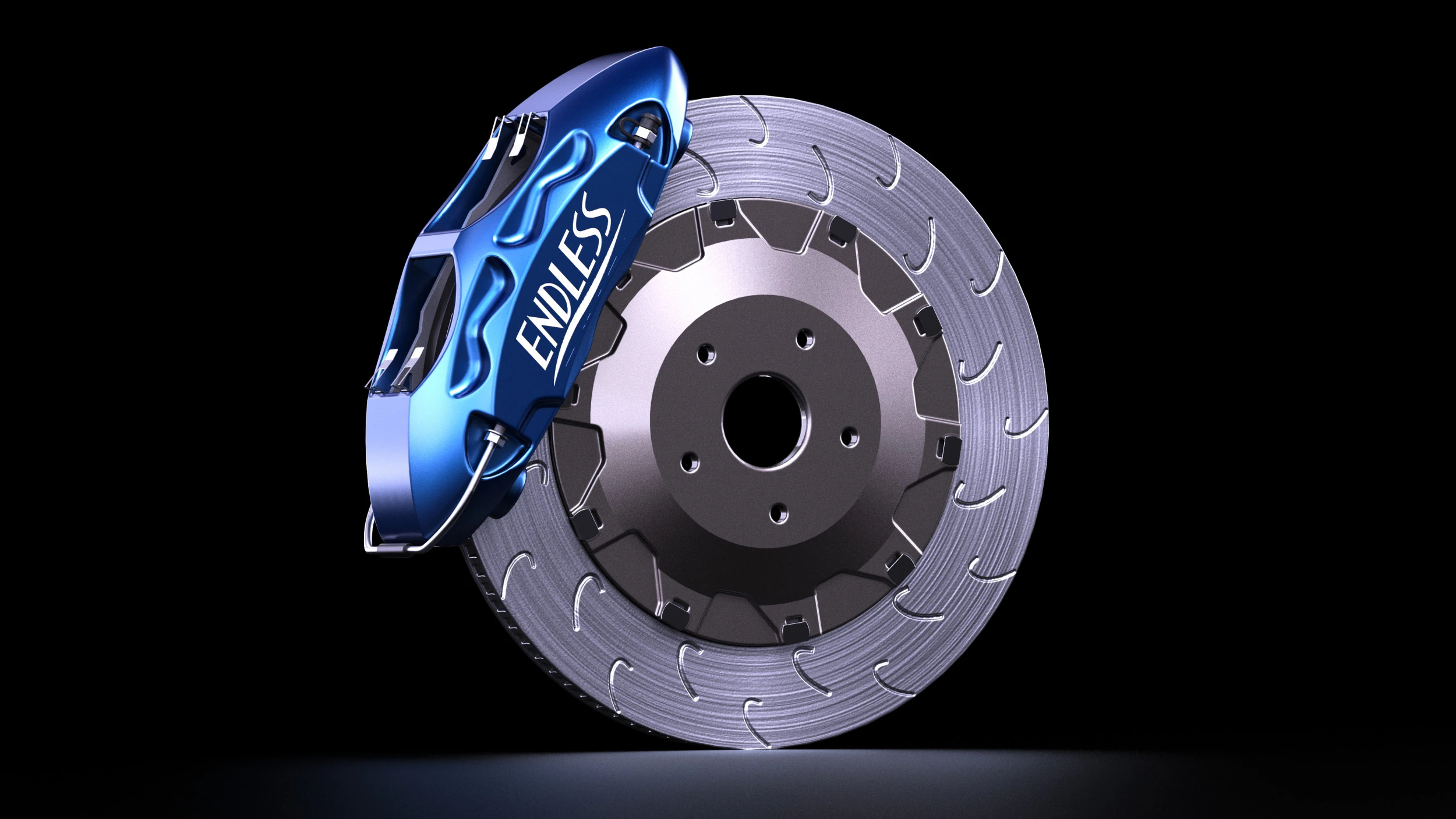 Endless Mono 4R Brake Kit 3D Model .c4d .max .obj .3ds .fbx .stl .blend