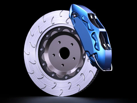 Endless Mono 4R Brake Kit 3D Model