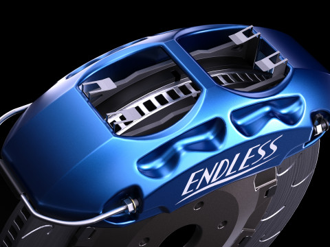 Endless Mono 4R Brake Kit Modelo 3D
