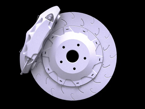 Endless Mono 4R Brake Kit 3D Model