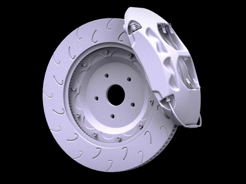 Endless Mono 4R Brake Kit Modelo 3D