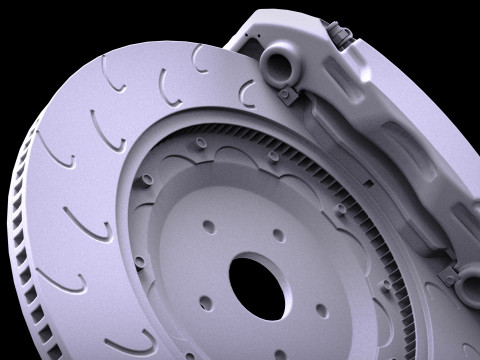 Endless Mono 4R Brake Kit Modelo 3D