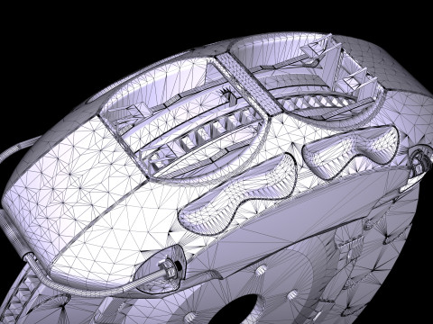 Endless Mono 4R Brake Kit Modelo 3D