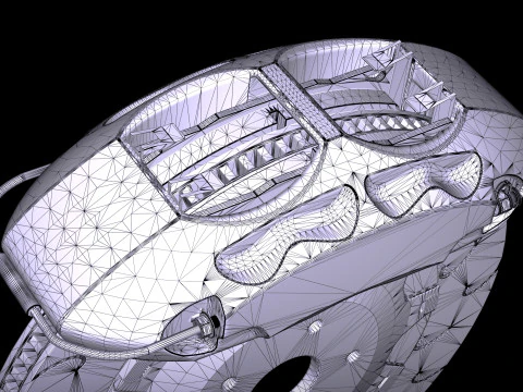 Endless Mono 4R Brake Kit 3D Model