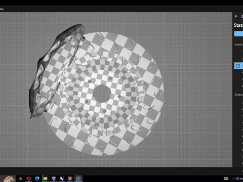 Endless Mono 4R Brake Kit 3D Model