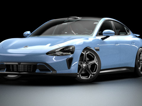 Xiaomi SU7 EV 2024 Modèle 3D