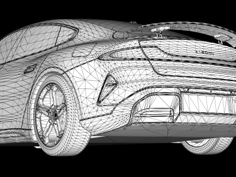 Xiaomi SU7 EV 2024 3D Model