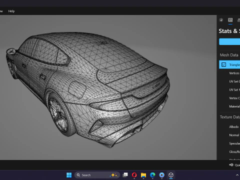 Xiaomi SU7 EV 2024 3D Model