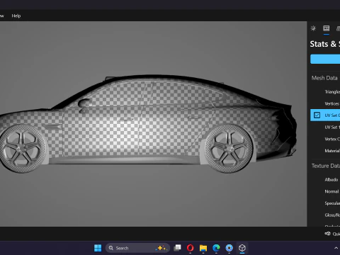 Xiaomi SU7 EV 2024 3D Model