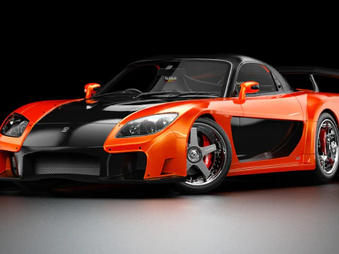 Veilside Mazda RX-7 3D Model
